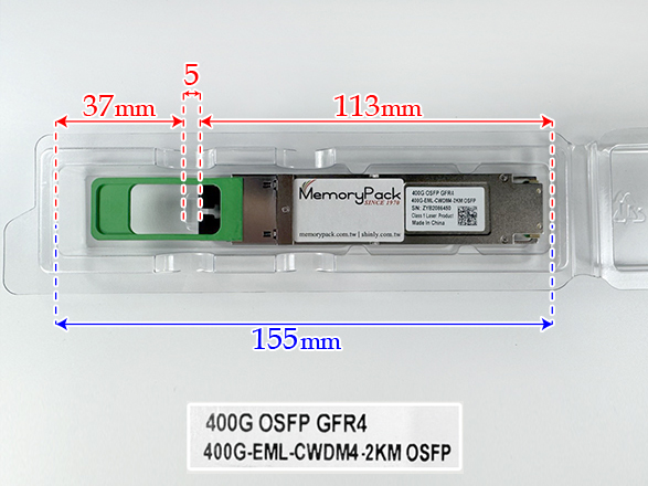 mpkosfp1 osfp plastic box clamshell packaging